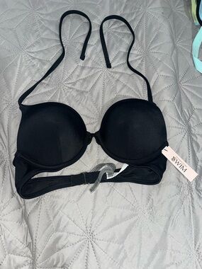 Victoria's Secret Black Convertible Bikini Top
